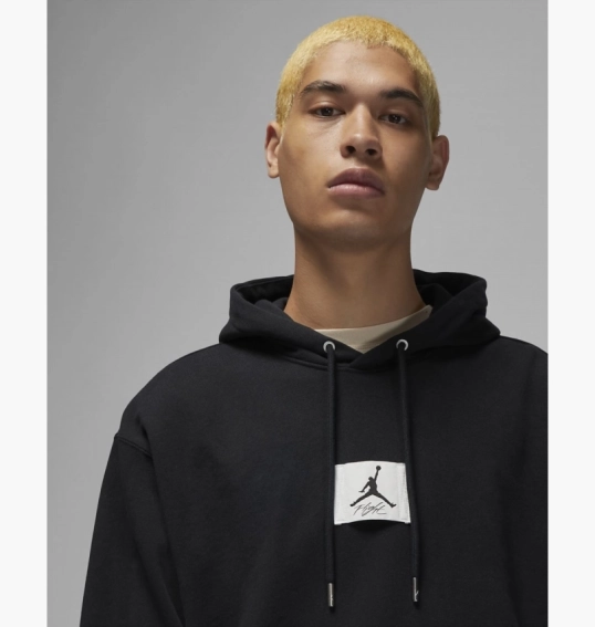 Худі чоловіче Air Jordan Flight Fleece Pullover Hoodie Black Dq7338-010 фото 11 — інтернет-магазин Tapok