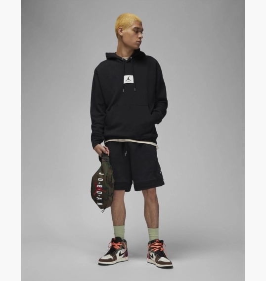 Худі чоловіче Air Jordan Flight Fleece Pullover Hoodie Black Dq7338-010 фото 13 — інтернет-магазин Tapok
