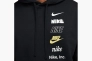Худые Nike Nsw Club Fleece Logo Hoodie Black Dx0783-010 Фото 6