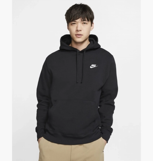 Худі чоловіче Nike NSW Club Crew Black BV2654-010 фото 13 — інтернет-магазин Tapok
