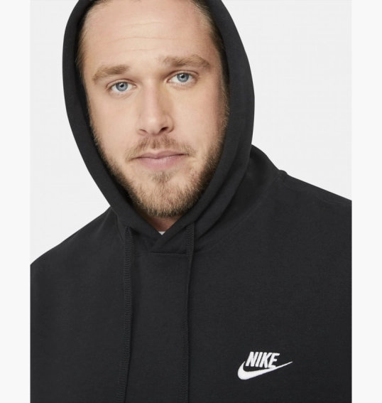 Худі чоловіче Nike NSW Club Crew Black BV2654-010 фото 19 — інтернет-магазин Tapok