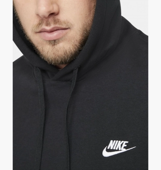 Худі чоловіче Nike NSW Club Crew Black BV2654-010 фото 20 — інтернет-магазин Tapok