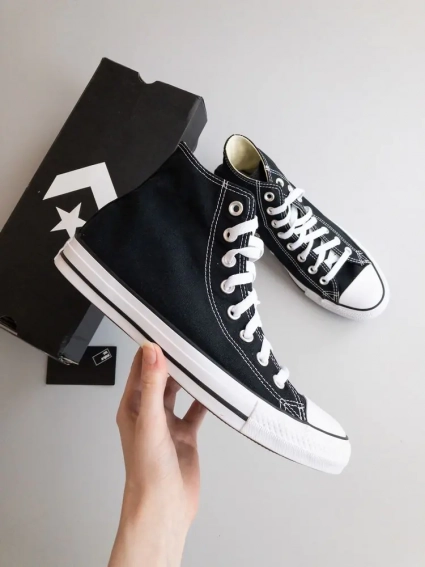 Кеди Converse ALL STAR HI BLACK Black M9160C фото 4 — інтернет-магазин Tapok