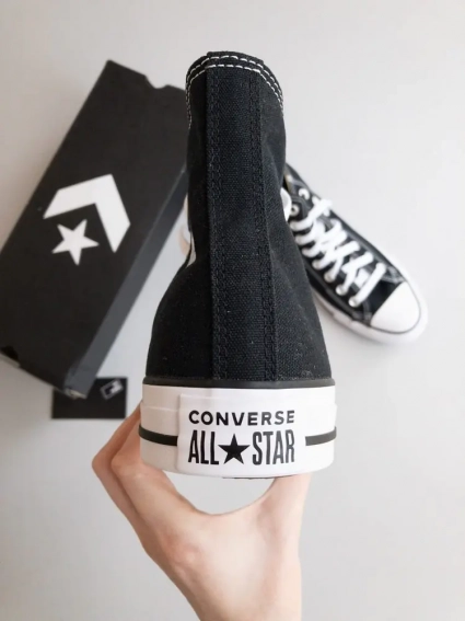 Кеды Converse ALL STAR HI BLACK Black M9160C фото 5 — интернет-магазин Tapok