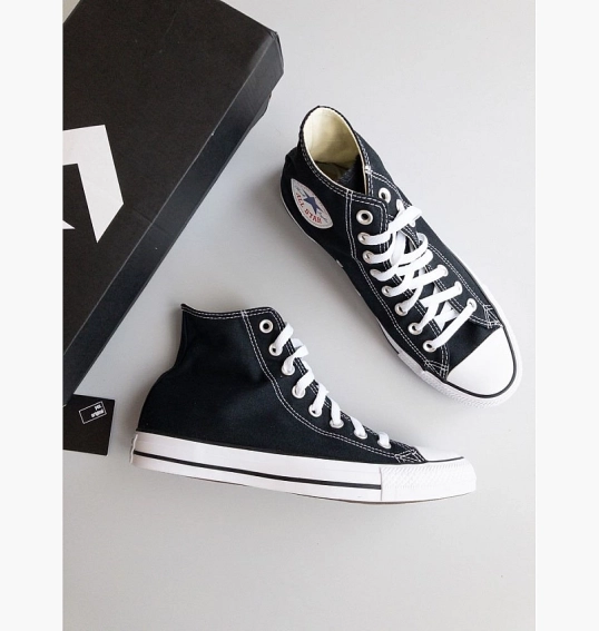 Кеди Converse ALL STAR HI BLACK Black M9160C фото 8 — інтернет-магазин Tapok