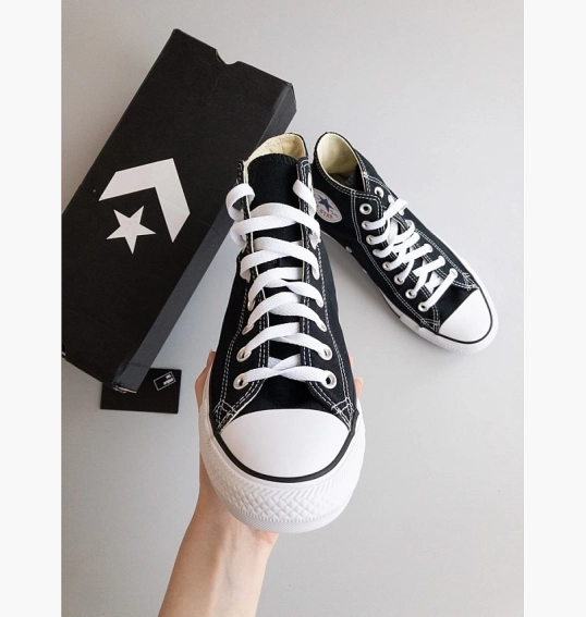 Кеди унісекс Converse ALL STAR HI BLACK Black M9160C фото 9 — інтернет-магазин Tapok