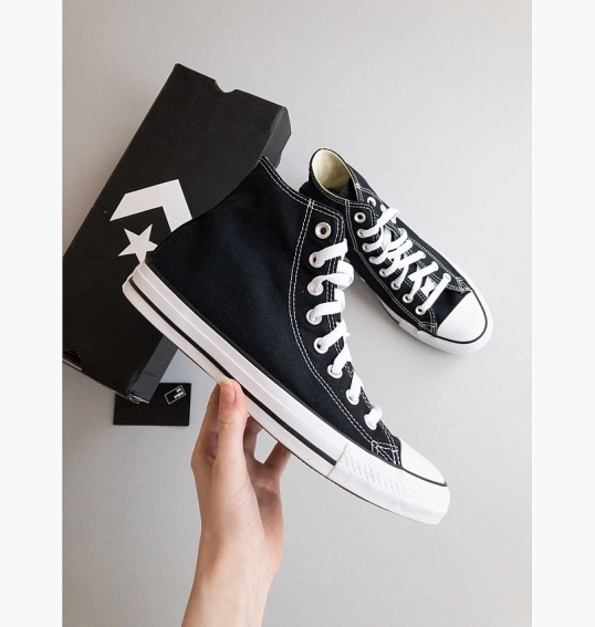 Кеди унісекс Converse ALL STAR HI BLACK Black M9160C фото 10 — інтернет-магазин Tapok