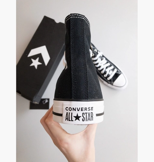 Кеды Converse ALL STAR HI BLACK Black M9160C фото 11 — интернет-магазин Tapok