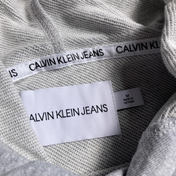 Худі Calvin Klein Women's Jeans Hoodie Grey CJ1T7701-GRY фото 3 — інтернет-магазин Tapok