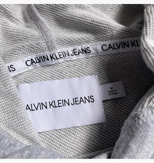 Худі Calvin Klein Women's Jeans Hoodie Grey CJ1T7701-GRY фото 10 — інтернет-магазин Tapok