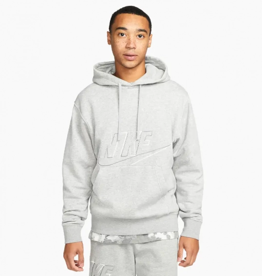 Худі чоловіче Nike Sweatshirt Hooded Club+ Grey Dx0541-063 фото 1 — інтернет-магазин Tapok