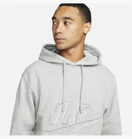 Худі чоловіче Nike Sweatshirt Hooded Club+ Grey Dx0541-063 фото 9 — інтернет-магазин Tapok