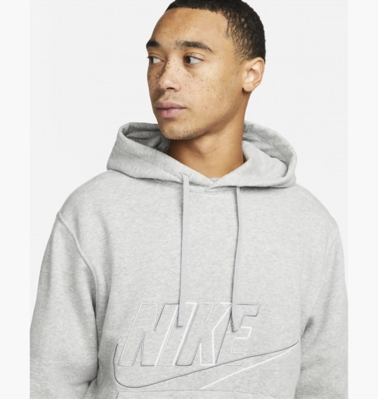Худі чоловіче Nike Sweatshirt Hooded Club+ Grey Dx0541-063 фото 16 — інтернет-магазин Tapok