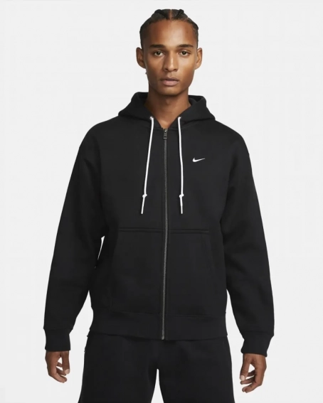 Толстовка Nike Solo Swoosh Fullzip Hoodie Black DR0403-010 фото 2 — интернет-магазин Tapok