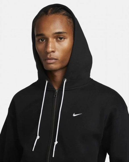 Толстовка Nike Solo Swoosh Fullzip Hoodie Black DR0403-010 фото 6 — інтернет-магазин Tapok