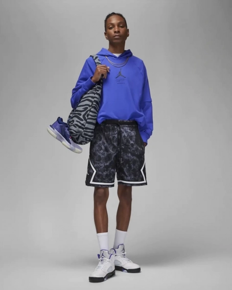Худи Air Jordan Dri-Fit Sport Breakfast Club MenS Graphic Fleece Pullover Hoodie Blue DV9781-430 фото 8 — интернет-магазин Tapok