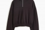 Худи H&amp;M Zip-Top Sports Hoodie Black 1105174001 Фото 1