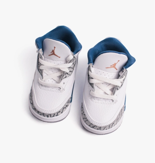 Кроссовки Air Jordan Air 3 Retro Infant White DM0968-148 фото 15 — интернет-магазин Tapok