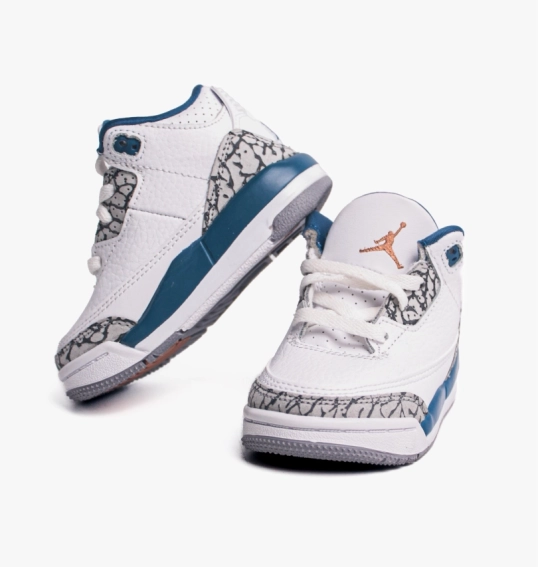 Кроссовки Air Jordan Air 3 Retro Infant White DM0968-148 фото 19 — интернет-магазин Tapok