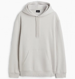 Худые H&amp;M Relaxed Fit Hoodie Grey 970819039