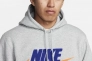 Худые Nike Club Fleece Pullover Hoodie Grey FN3104-063 Фото 4