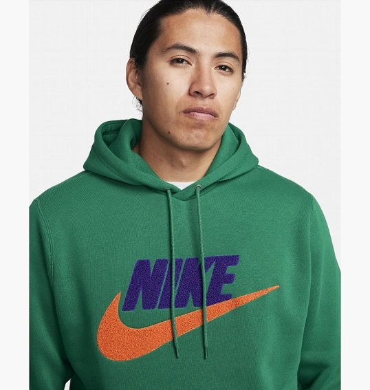 Худі Nike Club Fleece Pullover Hoodie Green FN3104-365 фото 11 — інтернет-магазин Tapok