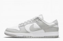 Кроссовки Nike Dunk Low Grey Fog Grey/White Dd1391-103 Фото 2