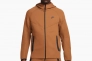 Толстовка чоловіча Nike Tech Fleece Brown FB7921-281 Фото 1