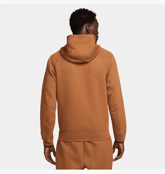 Толстовка чоловіча Nike Tech Fleece Brown FB7921-281 фото 10 — інтернет-магазин Tapok