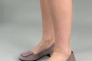 Туфлі жіночі велюрові кольору візон Фото 4
