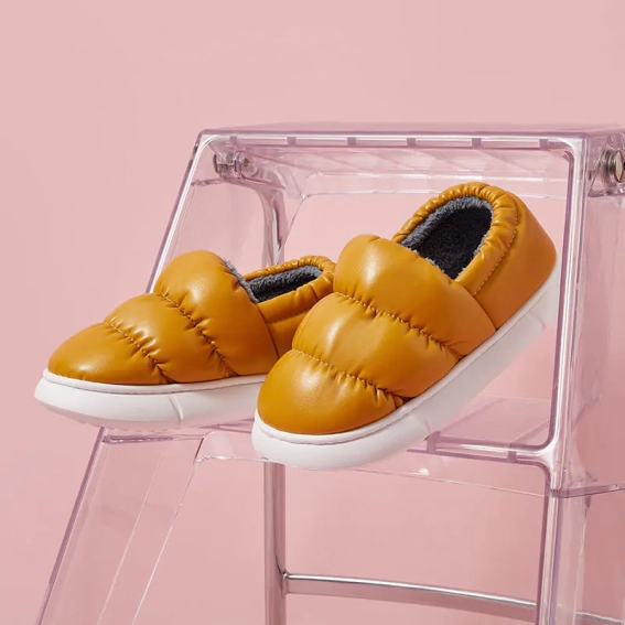 Жіночі теплі пухові черевики Puffy Помаранчеві 36-37 GaLosha (3910) фото 2 — інтернет-магазин Tapok