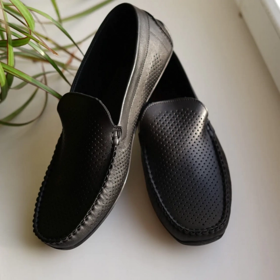 Мокасины Prime Shoes L6 Черный фото 2 — интернет-магазин Tapok