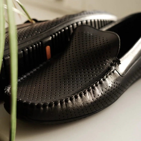 Мокасины Prime Shoes L6 Черный фото 3 — интернет-магазин Tapok