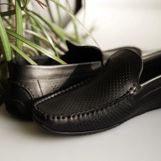 Мокасини Prime Shoes L6 Чорний фото 6 — інтернет-магазин Tapok