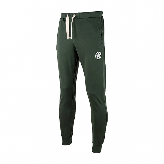 Чоловічі штани JEEP SWEATPANTS Small Print Хакі фото 1 — інтернет-магазин Tapok