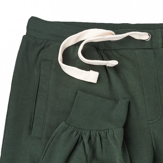 Чоловічі штани JEEP SWEATPANTS Small Print Хакі фото 3 — інтернет-магазин Tapok