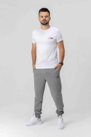 Спортивные штаны мужские Tommy life 84652 Светло-серый фото 9 — интернет-магазин Tapok
