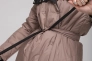 Куртка женская двухсторонняя Button 110-656 Черно-коричневый Фото 8