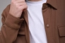 Рубашка мужская однотонная FIGO MNT-102 Коричневый Фото 2