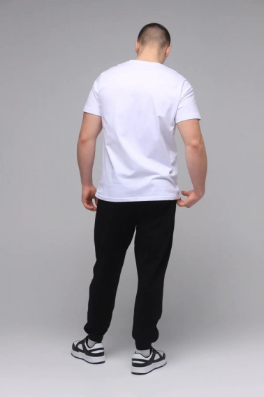 Спортивные штаны мужские прямые Tommy life 84679-B Черный фото 7 — интернет-магазин Tapok