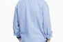 Рубашка однотонная мужская Breezy 23201101 Голубой Фото 6