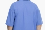 Рубашка однотонная мужская Breezy 23201147 Синий Фото 4