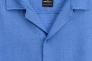 Рубашка однотонная мужская Breezy 23201147 Синий Фото 8