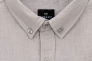 Рубашка однотонная мужская Breezy 23201101 Серый Фото 2