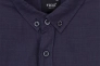 Рубашка однотонная мужская FIGO 7055-B Темно-синий Фото 8