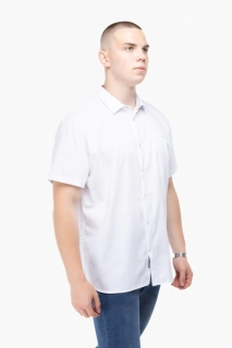 Рубашка классическая однотонная мужская Stendo 235004 Белый