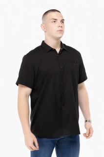 Рубашка классическая однотонная мужская Stendo 235004 Черный