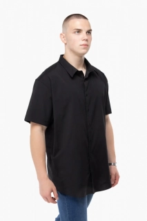 Рубашка классическая однотонная мужская Redpolo 3785 Черный