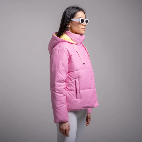 Куртка женская 200038  Fashion Розовый фото 2 — интернет-магазин Tapok