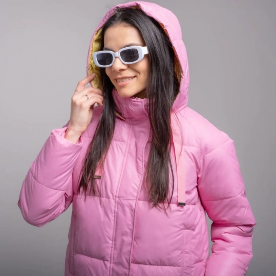 Куртка женская 200038  Fashion Розовый фото 4 — интернет-магазин Tapok